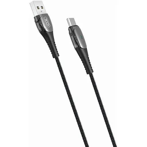 Кабель XO NB145 Smart Chipset Auto Power-off USB Cable for type C Черный