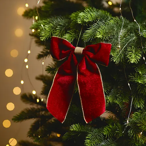 Украшение декоративное Yes! Fun Бант 19x16 см бордо (975077) - фото 6