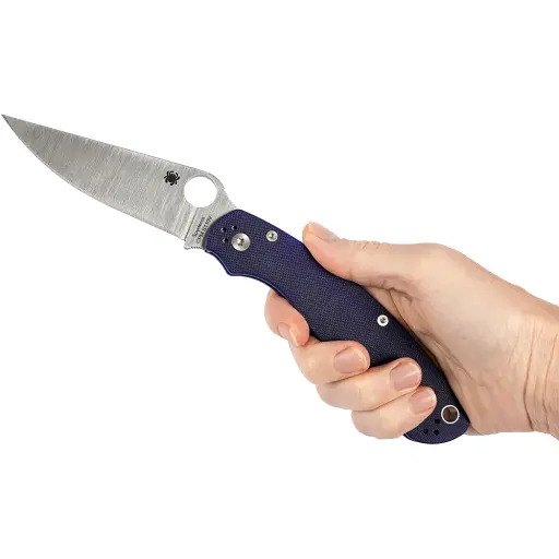 Нож Spyderco Military 2 Dark Blue - фото 5