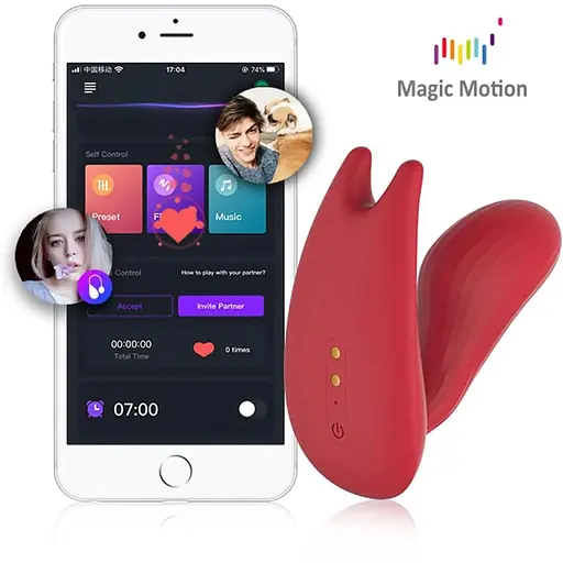 Смарт-вибратор Magic Motion Umi Red - фото 8