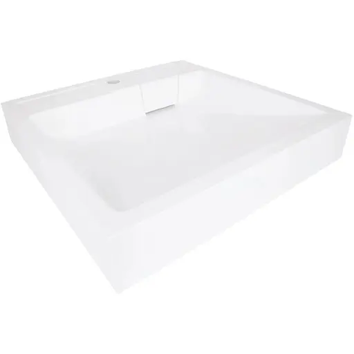 Раковина на стиральную машину Qtap Arvin 59x59x115 мм. квадратная, без донного клапана QTARV2365WHI48575 - фото 1