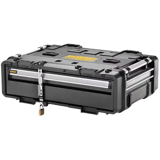 Ящик DeWalt Toughsystem 2.0 DXL с ящиком, съемными перегородками и боковыми шинами (DWST08510-1)