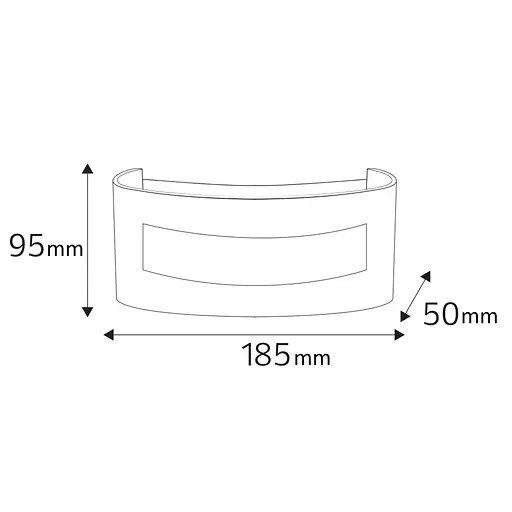 Світильник світлодіодний фасаднийNEUTRON-12 12W настінний - фото 2