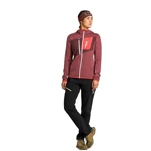 Флисовая кофта Ortovox Fleece Grid Hoody Wmn - фото 2