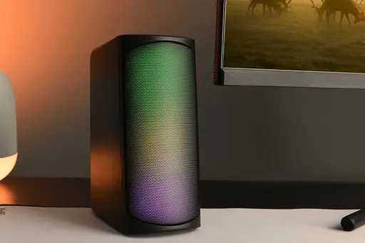 Акустическая система 2E PCS231 RGB Matrix, 2.0, USB, Black - фото 2