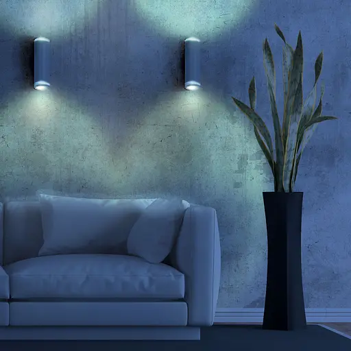 Бра Polux Goldlux 324375 Paris GU10 2x10W IP20 WH - фото 4