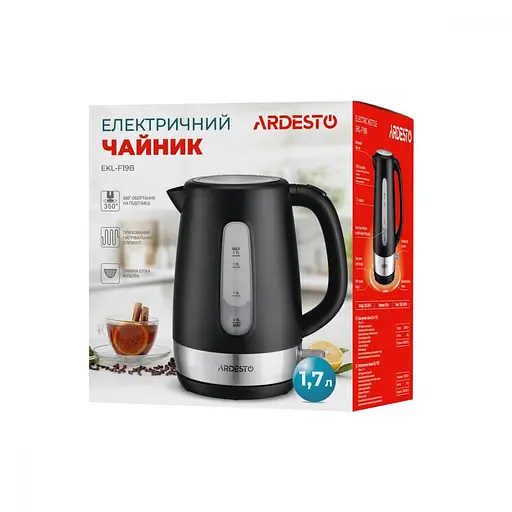 Электрочайник Ardesto EKL-F19B - фото 2