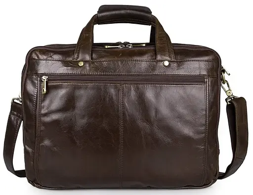 Чоловіча шкіряна сумка Vintage 39,5х30,5х11,5 см sum0012437 - фото 5