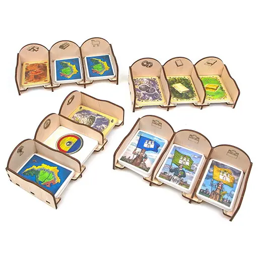 Склад ресурсів для гри Tower Rex Колонізатори + доповнення Catan Cardholder All-In-One Bundle (2150) - фото 1