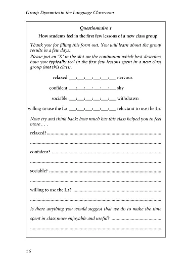 Group Dynamics in the Language Classroom - фото 6