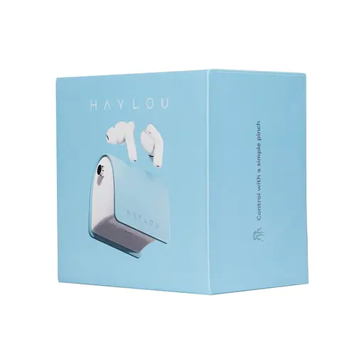 Бездротові навушники Haylou Lady Bag T87, ANC, TWS, IPX4, BT5.2, 34mAh, 300mAh, 5h, Earbuds blue EU - фото 7