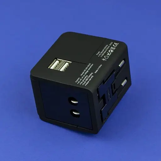 Переходник зарядное на все розетки мира Adapter XO WL-01 EU-US-UK - фото 2