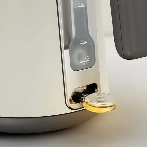 Tefal Електрочайник Collection 1.68л, Strix, нерж. сталь, бежевий - фото 6