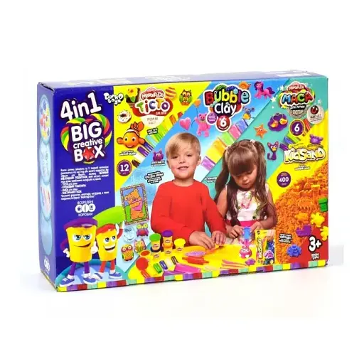 Набір для творчості Danko Toys 4 в 1 Big creative box 24 кольори