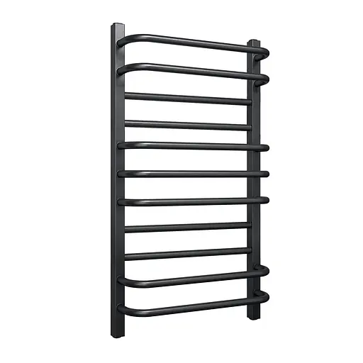 Водяна рушникосушка Navin Грандіс 500x800, чорний муар 12-228053-3680, Чорний матовий - фото 1