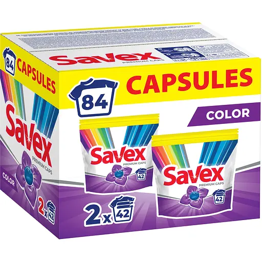 Капсули для прання Savex Color 2x42 шт.