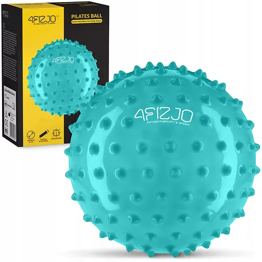 М'яч для пілатесу, йоги, реабілітації 4FIZJO 20 см (масажний) Mint (P-5905973406093) - фото 2
