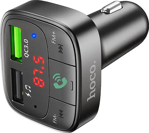 FM-трансмиттер Hoco E59 Promise Black (748447) [88736] - фото 3