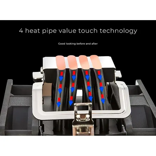 Кулер для процессора alseye S120D-B (AS.01.07.0019) - фото 6