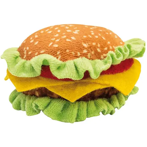 Игрушка для кошек Croci Пекарня Гамбургер с кошачьей мятой 8.5 см
