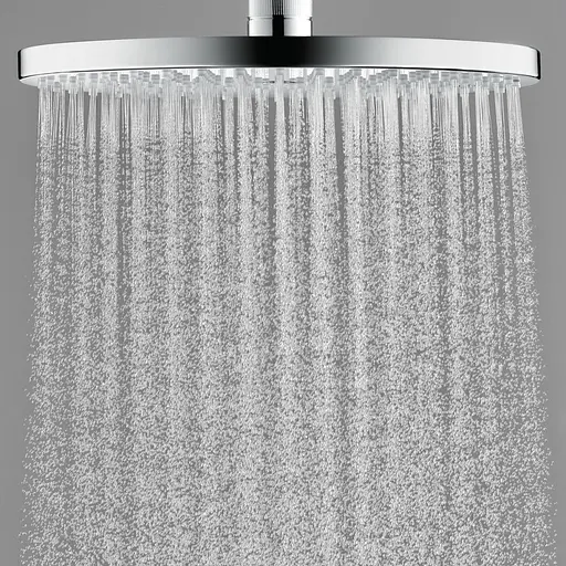 Верхний душ Hansgrohe Raindance Select S 240 2jet потолочный хром/белый 26467400, Хром - фото 4