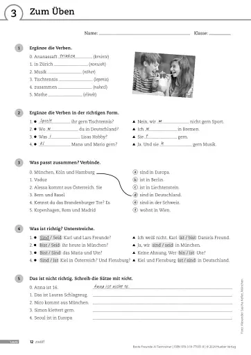 Beste Freunde A1. Testtrainer mit Audios online - фото 11