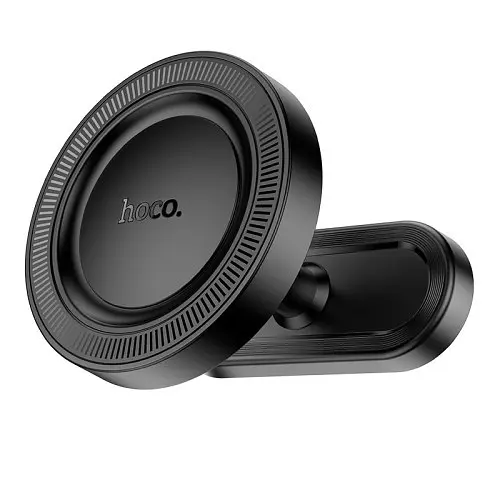 Автодержатель Hoco H58 Show ring magnetic car holdermulti-scene Черный - фото 4
