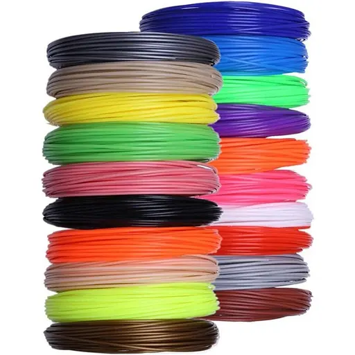 Набор PCL пластика для 3D ручкек Myriwell 20 цветов по 10м [112155]