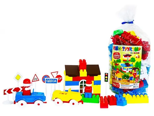 Конструктор Первые строители, Bamsic (115/9), 114 деталей