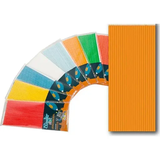 Набор стержней для 3D ручки 3Doodler Start 24 шт Оранжевый (3DS-ECO06-ORANGE-24) [113407] - фото 3