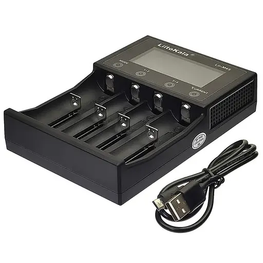 Зарядний пристрій універсальний з тестером для акумуляторів АА 18650 — LiitoKala Lii-M4S - фото 2