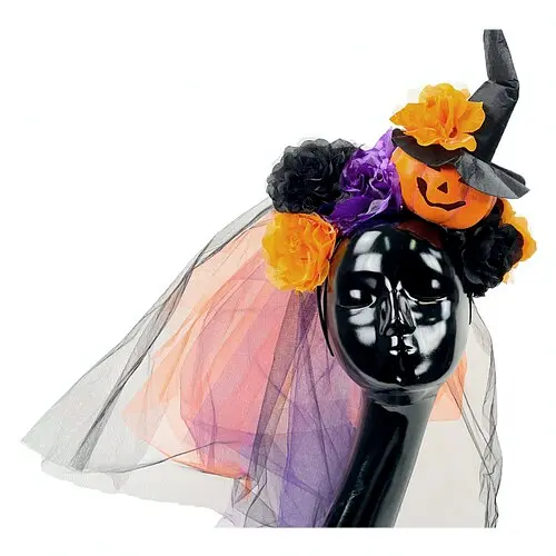 Обруч Гарбуз ультра відьмочка з фатою - фото 1