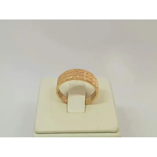 Золотое кольцо Империя золота с алмазной гранью. КБ638(А)И 18,5 16,5 - фото 2