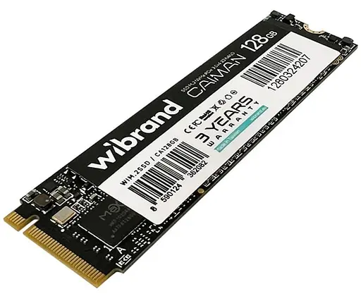 Накопичувач SSD Wibrand m.2 NVMe 128GB Caiman 120 (WIM.2SSD/CA128GB) - фото 2
