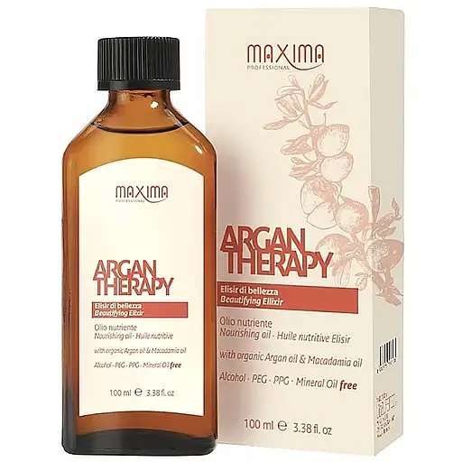 Еліксир для волосся Maxima Professional Argan Therapy Beautifying Elixir поживний 100 мл - фото 1