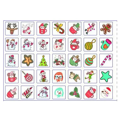 Різдвяна розмальовка. Сніговичок - фото 2