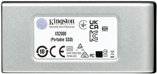 Диск портативний переносний SSD Kingston XS2000 500 GB USB 3.2 Gen2 (2x2) Type-C - фото 3