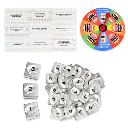 Карткова гра Глибокі питання 30578 фішки голосування 49 штук - фото 4