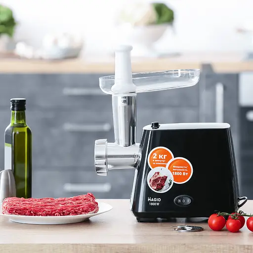 Электрическая мясорубка для мяса Magio MG-265 обычная бытовая электромясорубка для дома - фото 4