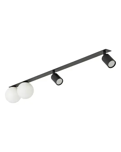 Светильник поворотный, спот TK Lighting 10929 Vox GU10+G9 4x10W+8W IP20 черный - фото 1