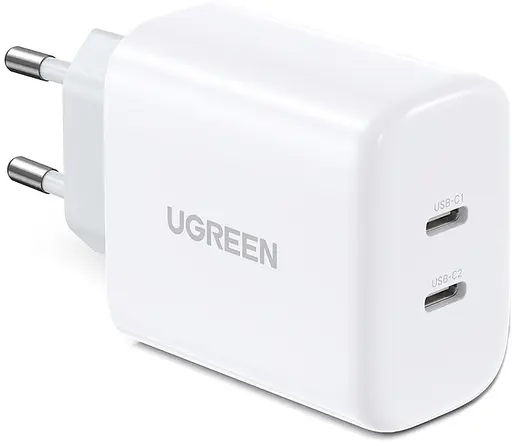 Зарядное устройство для адаптера питания Ugreen Ugreen CD243 USB-C Fast Charger 40 W (10343) - фото 1