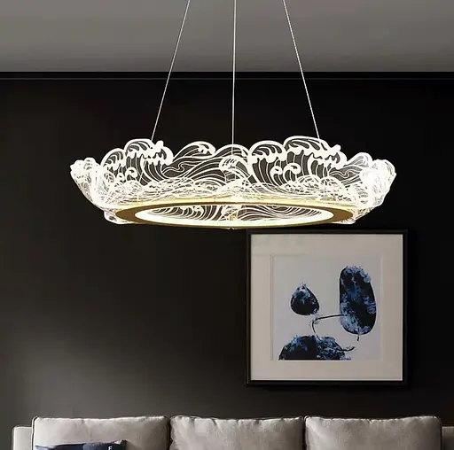 Элегантная люстра в виде волн Ст. D 5022 | Line F - фото 1