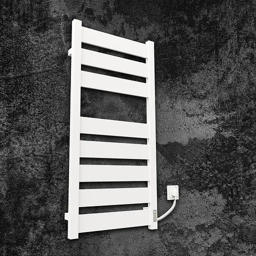 Електрична рушникосушарка Kosser Волс 1000x500 ER тайм. білий ДВЛ02ERW, Білий матовий, Праве - фото 1