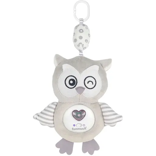 Іграшка музична Funmuch підвіска Совеня зі світловими ефектами (FM888-20) - фото 1
