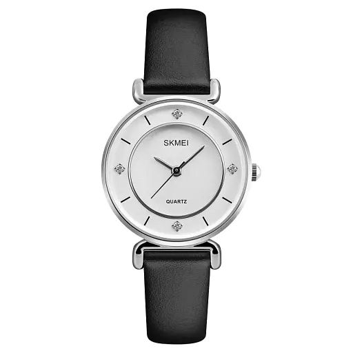 Наручний годинник жіночий Skmei 1330 Silver leather, 1330LSI (15942)