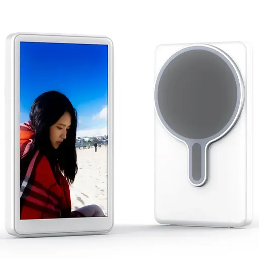 Беспроводной дублирующий экран / монитор для селфи RK-X40 with MagSafe White - фото 2