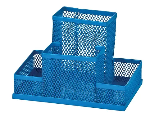 Прибор настольный, ZB.3116-02, металлический, синий