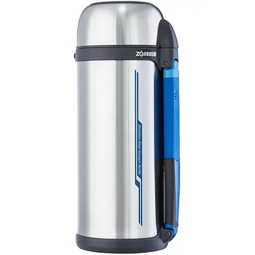 Термос Zojirushi SF-CС18XA 1.8 л (складана ручка + ремінець) Steel