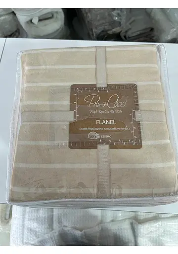 Постельное белье Patrizia Beige Фланель Премиум Prima Casa pbe0051854 - фото 2