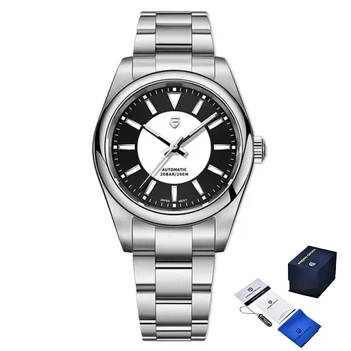 Наручний годинник чоловічий PD-1764 Silver-Black Pagani Design acs0031196 - фото 1